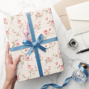 Errötende Rosen Geschenkpapier