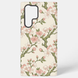 Errötender Kirschblütenzweig Sanftes rosa Floral Samsung Galaxy Hülle
