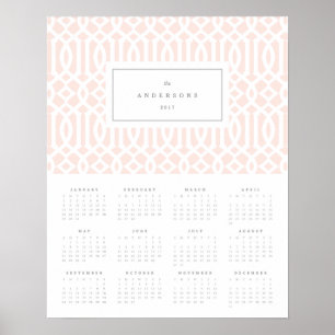 Errötendes Gitter 16x20 2017 Jahreskalender Poster