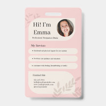 Errötendes Rosa Postpartum-Doula Professionelles D