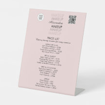 Errötendes Rosa Schwarze QR-Maske Preisliste für M