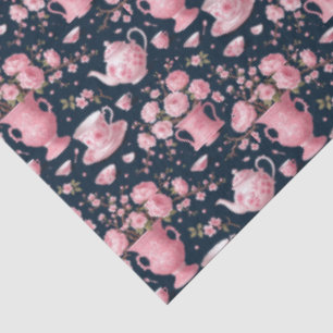 Errötendes Rosa Weiß Bla Chinoiserie Dekorationsmu Seidenpapier