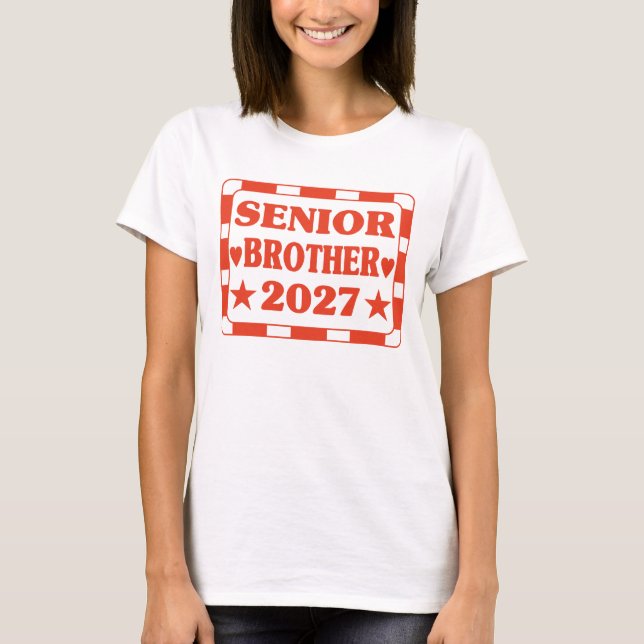Ers­ter Bruder 2027. T-Shirt (Vorderseite)