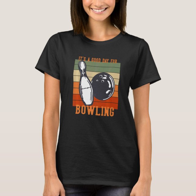 Ersatz Bowlingkugel Bowling Team Vintage T-Shirt (Vorderseite)
