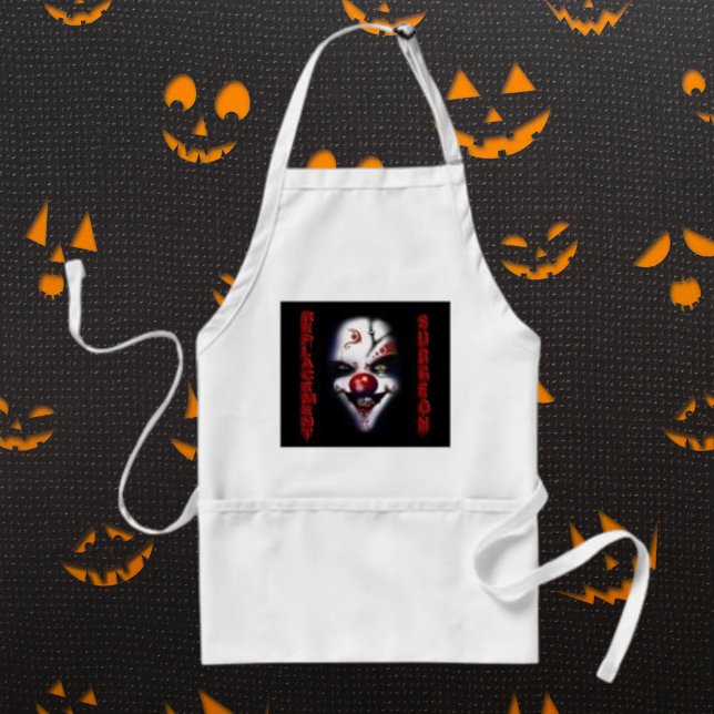 Ersatz Chirurgen bösen Clown Schürze (Replacement Surgeon Evil Clown Adult Apron)