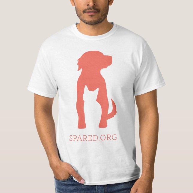 ERSATZlogowertt-stück - Rosa T-Shirt (Vorderseite)