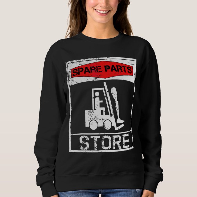 Ersatzteile Leg Amputierte im Store Sweatshirt (Vorderseite)
