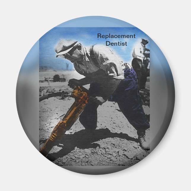 Ersatzzahnarzt Magnet (Vorne)