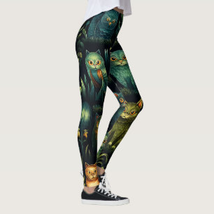 Erschaffe Deinen eigenen skurrilen Katzen-Fantasie Leggings