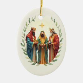 Erscheinung des Herrn Drei Weise Könige Gottes Fri Keramik Ornament