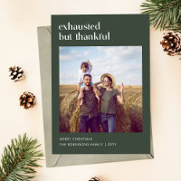 Erschöpft, aber dankbar Weihnachten im sonnigen Fo