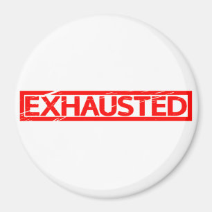 Erschöpfte Briefmarke Magnet