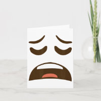 Erschöpfte gefühlvolle Emoticon Kostüme Leichte Ha