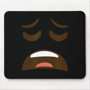Erschöpfte gefühlvolle Emoticon Kostüme Leichte Ha Mousepad