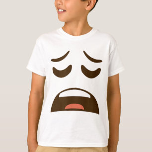 Erschöpfte gefühlvolle Emoticon Kostüme Leichte Ha T-Shirt