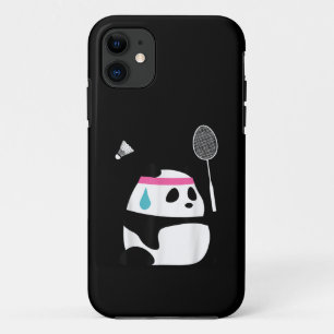 Erschöpfter Badminton Panda niedlich Case-Mate iPhone Hülle