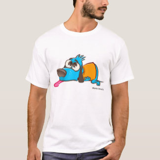 Erschöpfter Hund T-Shirt