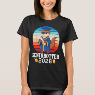 Erschöpfter Otter 2026 Cl Von Abschlussfeier Mit D T-Shirt