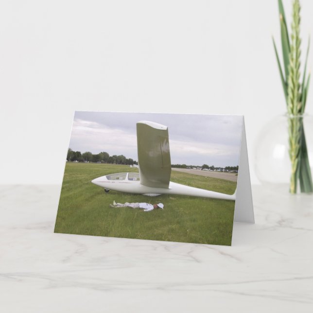 Erschöpfter Pilot Karte (Vorderseite)