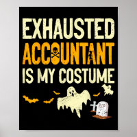 Erschöpfter Steuerberater Cpa Halloween Lustiger S