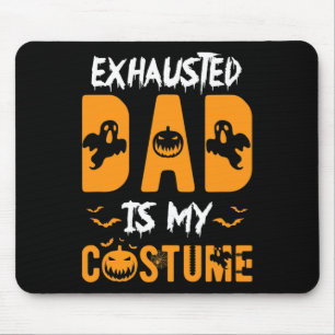 Erschöpfter Vater ist mein Kostümmensch Witziges H Mousepad