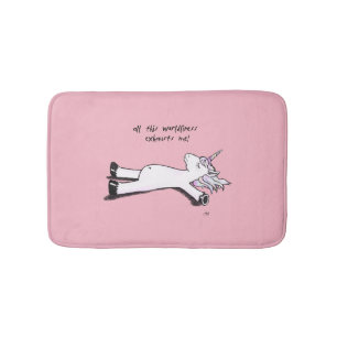 Erschöpftes Einhorn Badematte