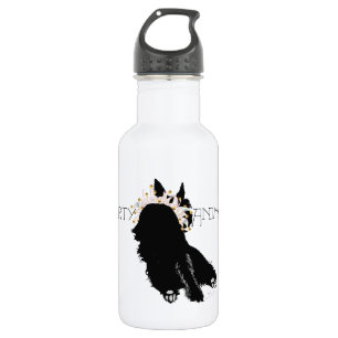 Erschöpftes Scottie-Party Tier Edelstahlflasche