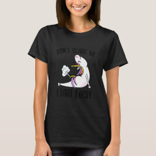 Erschreck mich nicht, ich furze leicht Funny Yoga T-Shirt
