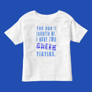 Erschrecke mich griechische Yiayias Kleinkind T-shirt