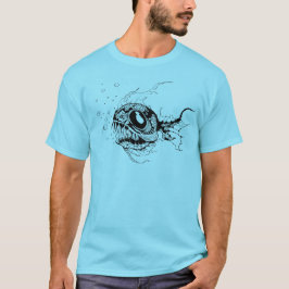 Erschreckender tiefes Seefische T - Shirt