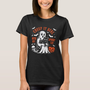 Erschrick es wirklich, mit meiner spooky Katze Hal T-Shirt