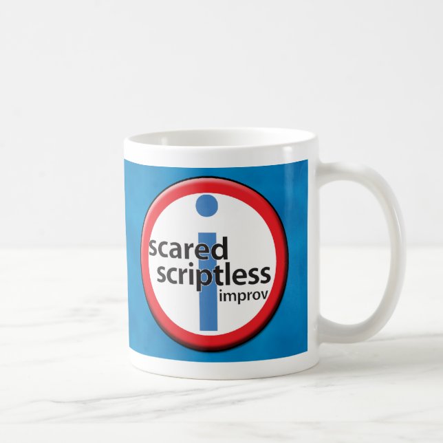 Erschrockene Scriptless Tasse - Ihr Name hier! (Rechts)