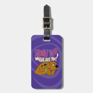 Erschrockenes Scooby-Doo Gepäckanhänger