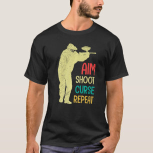 Erschütterndes Schwitzen wieder Paintball T-Shirt