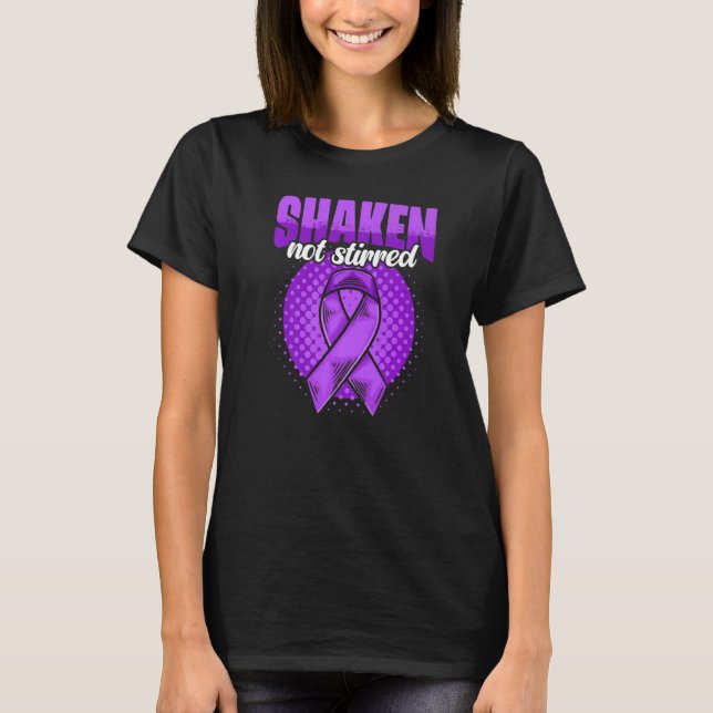 Erschüttert Stirn Epilepsie Survivor Epilepsie Awa T-Shirt (Vorderseite)