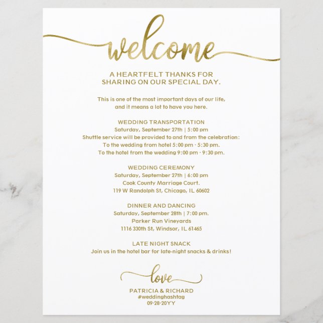 Erschwingliche Chic-Kalligrafie-Hochzeitreise (Vorderseite)