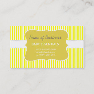 Erschwingliche niedliche goldene Baby-Kinder Visitenkarte