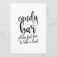 Erschwingliches Kalligrafie-Hochzeitsschild für Ca