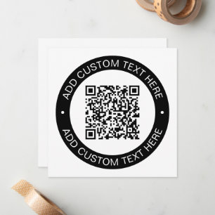 Ersetzen durch Ihren eigenen hochgeladenen QR-Code Mitteilungskarte