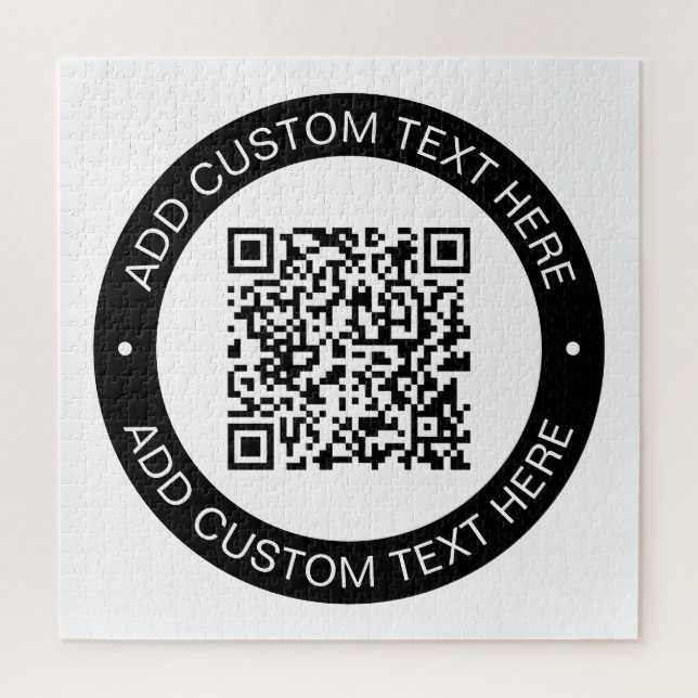 Ersetzen durch Ihren eigenen hochgeladenen QR-Code Puzzle (Vertikal)