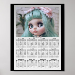 Ersetzen Sie das Foto mit Ihrem Kalender Poster