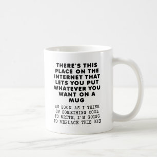 Ersetzen Sie diesen lustigen Mug Tasse