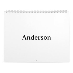 Ersetzen Sie eigenes Design 11" x 14,25" 2 Seiten Kalender