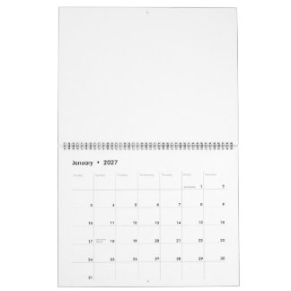 Ersetzen Sie eigenes Design 11" x 14,25" 2-seitige Kalender