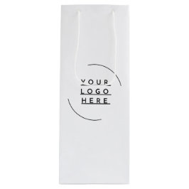 Ersetzen Sie Ihr Logo Geschenktüte Für Weinflaschen