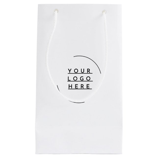 Ersetzen Sie Ihr Logo Kleine Geschenktüte (Vorderseite)