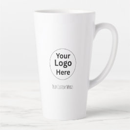 Ersetzen Sie Logo & Text Custom Latte Tasse Person