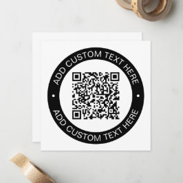 Ersetzen Sie mit Ihrem eigenen hochgeladenen QR-Co Mitteilungskarte