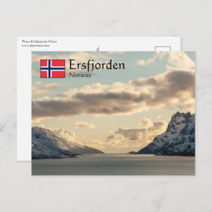 Ersfjorden Norwegen Postkarte