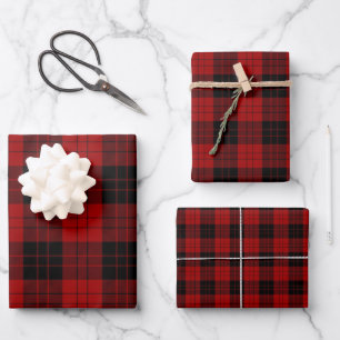 Erskine (Paton) Tartan Kariert Pattern Schottisch Geschenkpapier Set